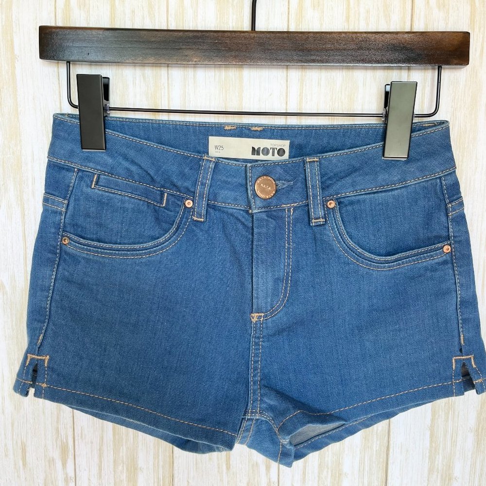 Topshop Denim Shorts in Retro 70s fit | 25